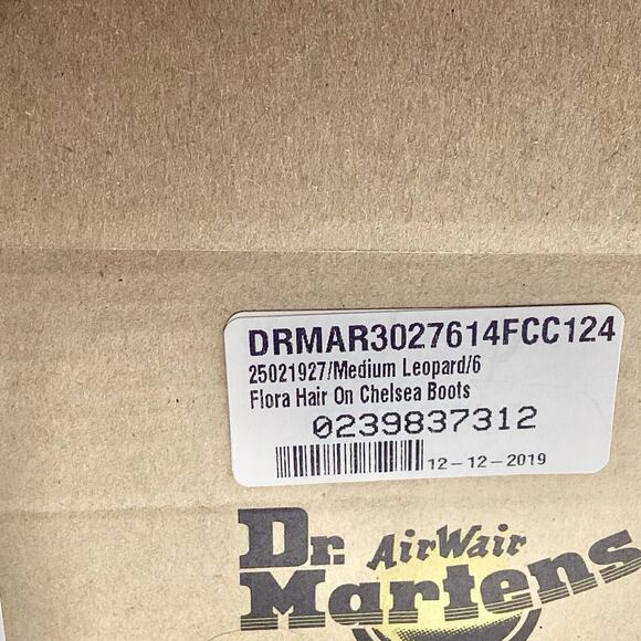 Doc Martens Flora Leopard Calf Hair Kensington Chelsea Boot US 6 $140 NEW - Picture 2 of 12